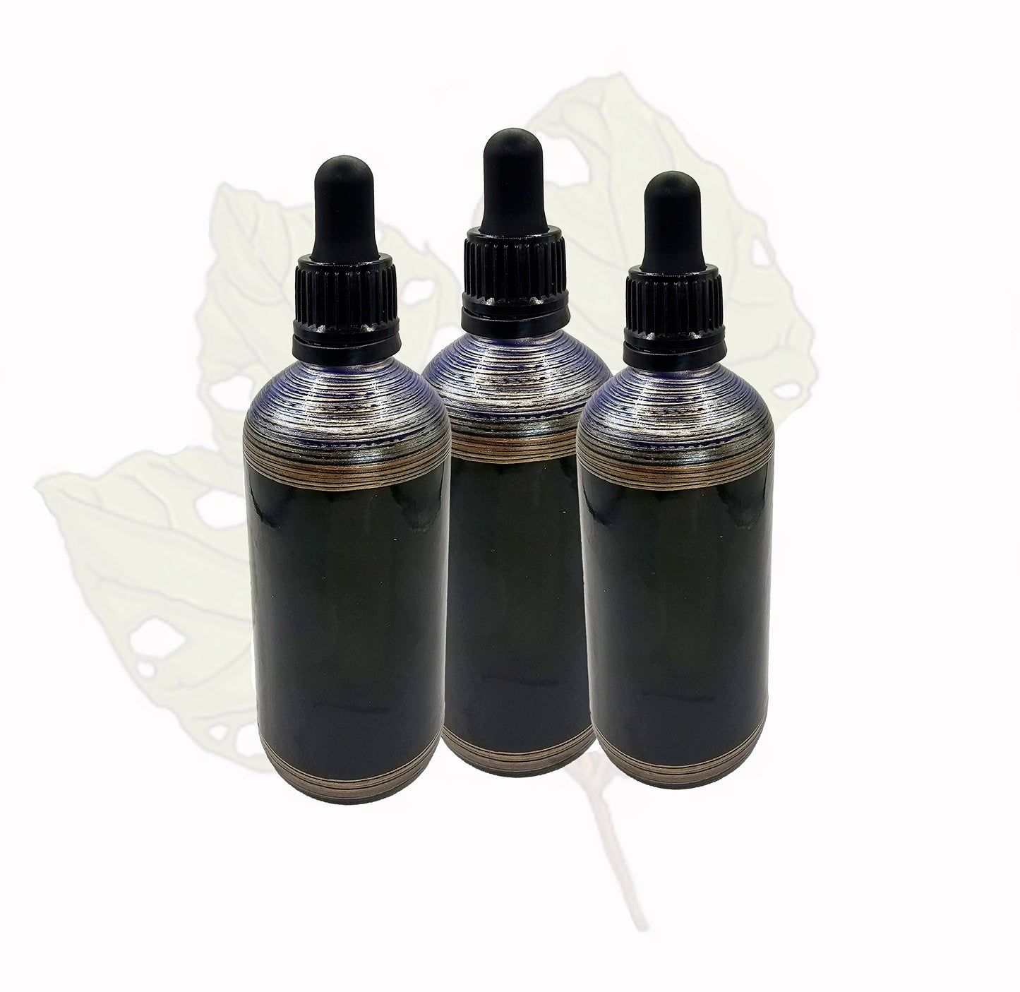 Kawakawa Body Oil in Limited Edition Hand-Painted Blue Bottle