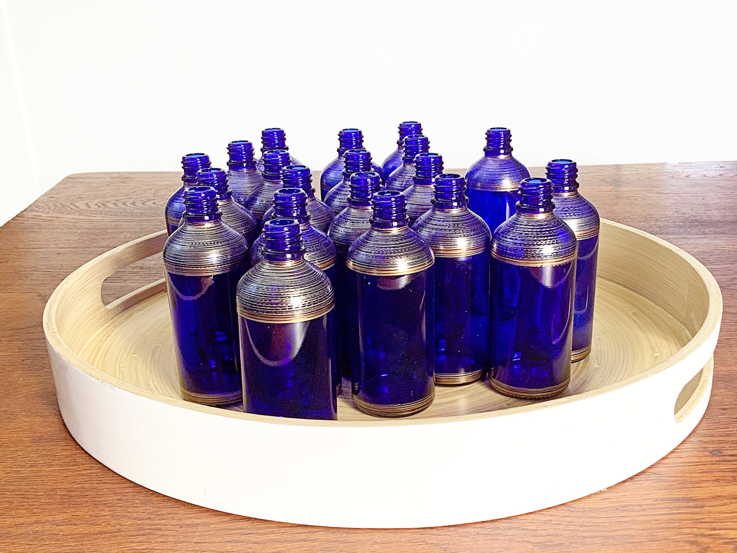 Kawakawa Body Oil in Limited Edition Hand-Painted Blue Bottle