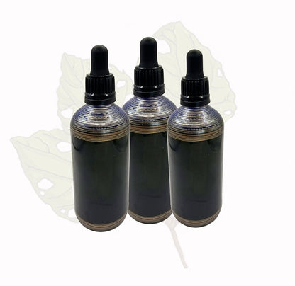 Limited Edition: Kawakawa Body Oil in Hand-Painted Blue Bottle