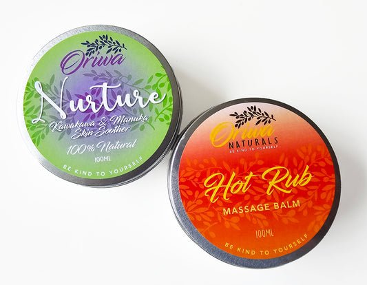 Hot Rub 100ml & Nurture 100ml