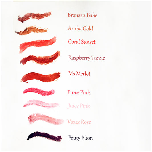 Lip Balm Colours